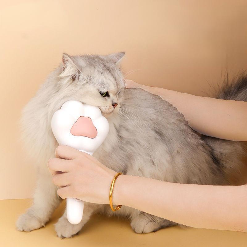 Maison De Paw™ Paw-Shaped Pet Grooming Brush – Gentle Deshedding & Massage Comb