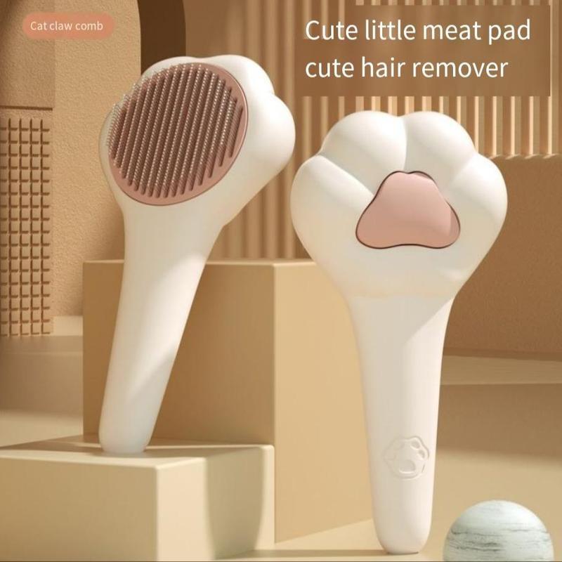 Maison De Paw™ Paw-Shaped Pet Grooming Brush – Gentle Deshedding & Massage Comb