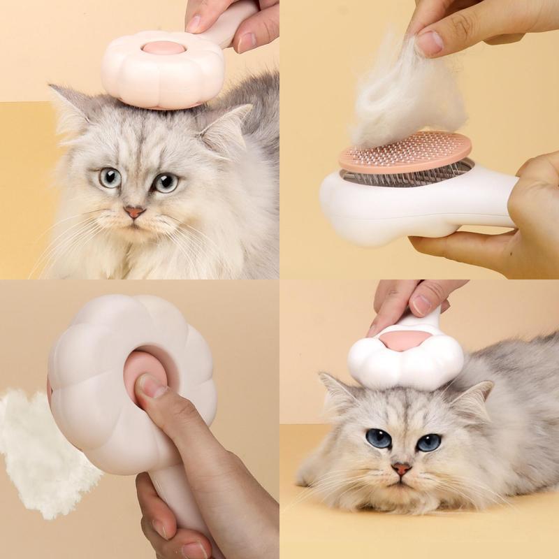 Maison De Paw™ Paw-Shaped Pet Grooming Brush – Gentle Deshedding & Massage Comb
