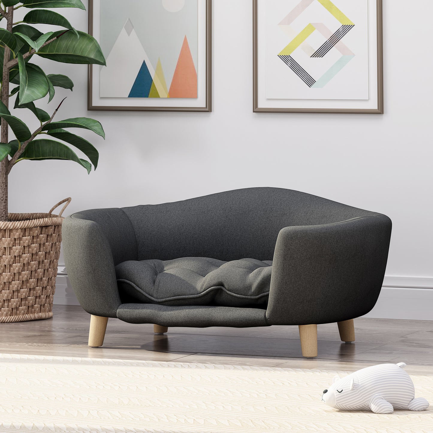 Luxury Modern Dog Sofa Bed – Orthopedic Pet Couch with Washable Cushion | Masion De Paw