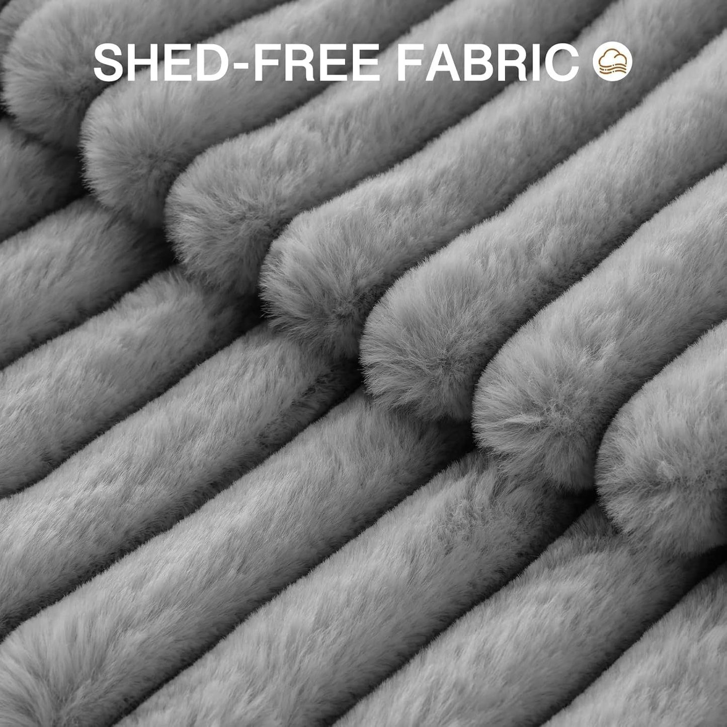 Masion De Paw™ Luxury Fluffy Pet Bed – Calming Washable Round Pet Bed for Small Cats & Dogs (Grey)