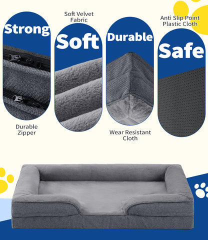 Orthopedic Support Dog Sofa | Masion De Paw