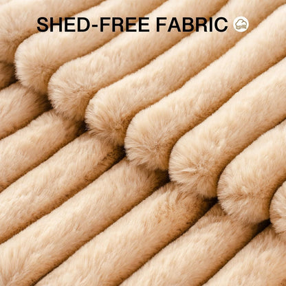 Masion De Paw™ Luxury Fluffy Pet Bed – Calming Washable Round Pet Bed for Small Cats & Dogs (Light Brown)