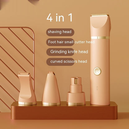 Maison De Paw™4-in-1 Rechargeable Pet Grooming Clipper – Luxury Hair Trimmer for Cats & Dogs