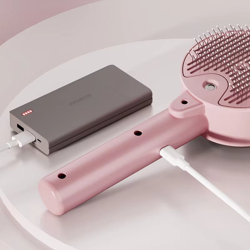 Maison De Paw™ 3-in-1 Electric Pet Grooming Steam Brush – Shedding, Massage & Spray Tool for Cats & Dogs