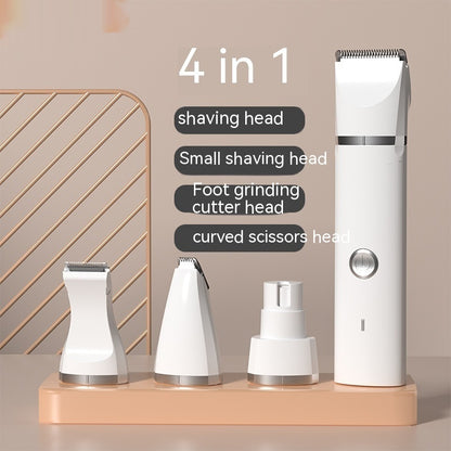 Maison De Paw™4-in-1 Rechargeable Pet Grooming Clipper – Luxury Hair Trimmer for Cats & Dogs